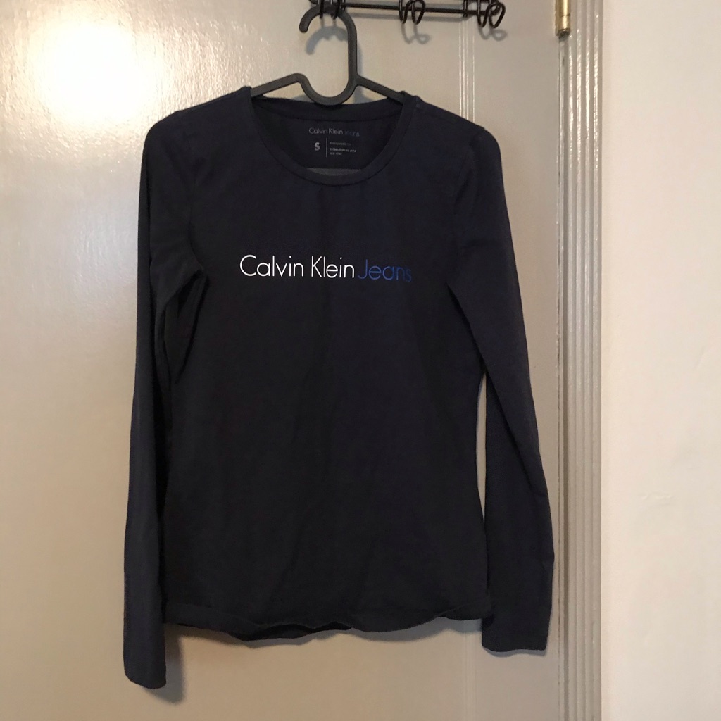 Ck Basic Navy Tee